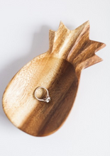 Load image into Gallery viewer, Set of 3 Acacia Wood Pineapple Dishes , Fair Trade &amp; Sustainably Harvested - Give Back Goods

