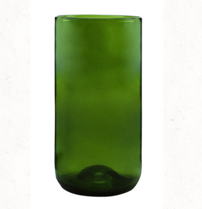 Re-purposed Vino Bottle Drinking Glasses Set (4)  -16 Oz - Made in the USA- Saves our landfills and Energy! - Give Back Goods