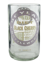 Load image into Gallery viewer, of 4 Repurposed Soda Tumbler glasses, Made from Boylan Bottles in the USA- Save our landfills! - Give Back Goods
