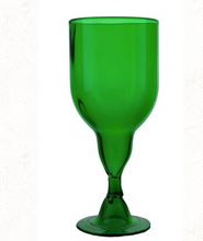 Load image into Gallery viewer, Set of 4 Repurposed Bordeaux Goblet glasses, choose your color, Made in the USA, Save our landfills! - Give Back Goods
