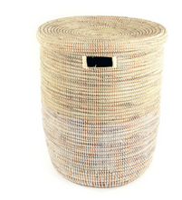 Load image into Gallery viewer, Handwoven Hamper Laundry Storage Basket in many colors, Fair Trade - Give Back Goods
