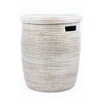 Load image into Gallery viewer, Handwoven Hamper Laundry Storage Basket in many colors, Fair Trade - Give Back Goods
