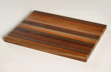 Load image into Gallery viewer, Large Exotic Hardwood Butcher Block Cutting Board - Prevents Deforestation &amp; Conserves Forests! - Give Back Goods
