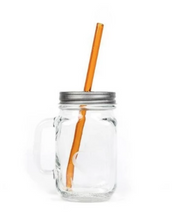 Load image into Gallery viewer, Non-Profit Partners Glass Mug / 8" Glass Straw Combo- Supports Charities! - Give Back Goods
