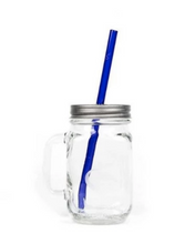 Load image into Gallery viewer, Non-Profit Partners Glass Mug / 8" Glass Straw Combo- Supports Charities! - Give Back Goods
