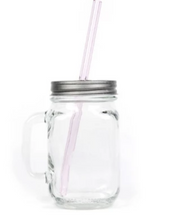 Load image into Gallery viewer, Non-Profit Partners Glass Mug / 8" Glass Straw Combo- Supports Charities! - Give Back Goods
