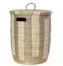 Load image into Gallery viewer, Striped Hamper/Laundry Basket, Fair Trade, Eco Friendly - Give Back Goods
