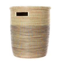 Load image into Gallery viewer, Handwoven Hamper Laundry Storage Basket in many colors, Fair Trade - Give Back Goods
