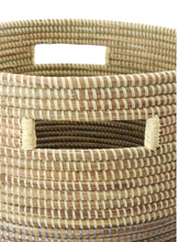 Load image into Gallery viewer, Handwoven Hamper Laundry Storage Basket in many colors, Fair Trade - Give Back Goods
