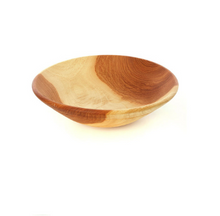 Load image into Gallery viewer, Hand Carved Mahogany Wood Salad &amp; Chip Bowls, Fair Trade - Give Back Goods
