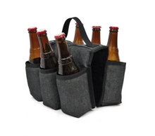 Load image into Gallery viewer, Upcycled  Can Or Bottle Holder 6 pack Insulated Saves Landfill Space Houseware For Home Lovers
