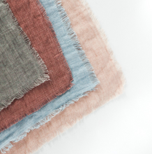 Load image into Gallery viewer, Set Of 4 Hand Woven Stone Washed Linen Cocktail Napkins Eco-Friendly Beauty And Health For Cookers
