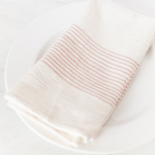 Load image into Gallery viewer, Set Of 4 Hand Woven Ethiopian Cotton Dinner Napkins  Eco-Friendly Beauty And Health For Cookers
