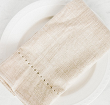 Load image into Gallery viewer, Set of 4 Hand Woven Pulled Dinner Napkins  Eco-Friendly Beauty And Health For Cookers
