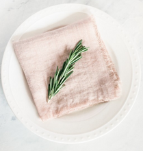 Load image into Gallery viewer, Set Of 4 Hand Woven Stone Washed Linen Cocktail Napkins Eco-Friendly Beauty And Health For Cookers
