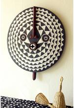 Load image into Gallery viewer, Hand Carved Wooden Sun Mask From Ghana Decoration For Home Lovers
