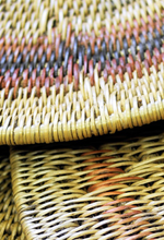Load image into Gallery viewer, Hand Woven Peach &amp; Black Wedding Baskets Crafted Decoration For Home Lovers
