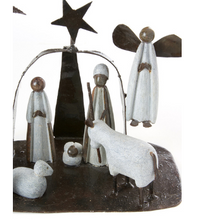 Load image into Gallery viewer, Handcrafted Stone and Recycled Metal Nativity Scene Fair Trade From Zimbabwe Deoration For Home Lovers

