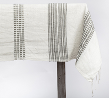 Load image into Gallery viewer, Hand woven Striped Ethiopian Cotton Tablecloth  Eco-Friendly Beauty And Health For Cookers
