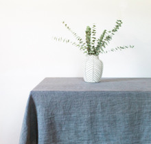 Load image into Gallery viewer, Stone Washed Linen Tablecloth  Eco-Friendly Home Decoration For Home Lovers
