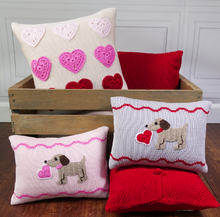 Load image into Gallery viewer, Heart Valentine Pillow Handmade Fair Trade Decoration For Home Lovers
