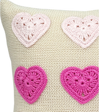 Load image into Gallery viewer, Heart Valentine Pillow Handmade Fair Trade Decoration For Home Lovers
