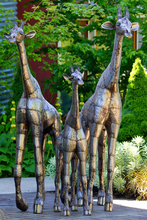 Load image into Gallery viewer, Large Recycled Metal Outdoor Giraffe Sculptures From Kenya Home Decoration
