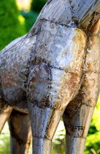 Load image into Gallery viewer, Large Recycled Metal Outdoor Giraffe Sculptures From Kenya Home Decoration
