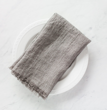 Load image into Gallery viewer, Set Of 4 Hand Woven Stone Washed Linen Dinner Napkins Eco-Friendly Beauty And Health For Cookers
