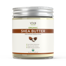 Load image into Gallery viewer, Viva Naturals Organic Shea Butter 16oz front of jar

