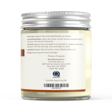 Load image into Gallery viewer, Viva Naturals Organic Shea Butter 16oz right of jar
