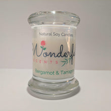 Load image into Gallery viewer, Soy Wax 2.75 oz Status Jar Scented Bergamont and Tarragon
