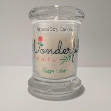Load image into Gallery viewer, Soy Wax 2.75 oz Status Jar Scented Sage Leaf
