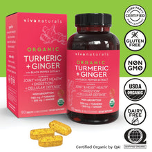 Load image into Gallery viewer, Organic Turmeric + Ginger  Makes A Great Addition To Any Dish Needing Some Extra Kick And Good For Health
