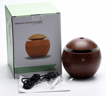 Load image into Gallery viewer, Dark Wood Grained 130 ml Diffuser What is in the Box
