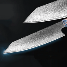 Load image into Gallery viewer, Nakiri Chef Damascus Steel Knife with 67 Layers and Unique Handle Beauty And Health For Cookers

