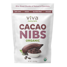 Load image into Gallery viewer, Viva Naturals Cacao Nibs 1 lb front
