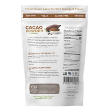 Load image into Gallery viewer, Cacao Powder These Nutrients Contribute To The Maintenance of Good Health and Overall Well-Being For Health
