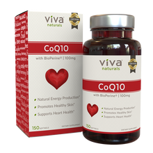 Load image into Gallery viewer, Viva Naturals CoQ10 100 mg box
