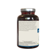 Load image into Gallery viewer, Viva Naturals Omega 3 Fish Oil 90 capsules, bottle left side
