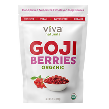 Load image into Gallery viewer, Viva Naturals Goji Berries 1 lb front
