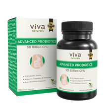 Load image into Gallery viewer, Viva Naturals Advanced Probiotics  box
