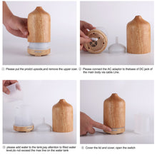 Load image into Gallery viewer, Wonderful_Scents_100_ml_Wood_Essential_Oil_Diffuser_Operating_Method
