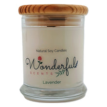 Load image into Gallery viewer, Wonderful Scents 12 oz Wood Wick Scented Candle Lavender
