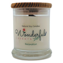 Load image into Gallery viewer, Wonderful Scents 12 oz Wood Wick Scented Candle Relaxation
