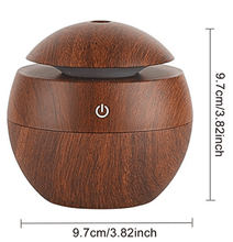 Load image into Gallery viewer, Wonderful_Scents_130ml_USB_Dark_Wood_Diffuser_Size
