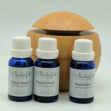 Load image into Gallery viewer, Wonderful_Scents_130ml_USB_Light_Wood_Essential_Oil_Diffuser_Study_Combo_Gift_Set
