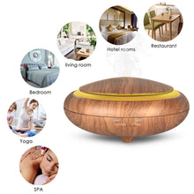 Load image into Gallery viewer, 150 ml Ultrasonic Aroma Diffuser Woodgrain + Remote Control Beauty For Home Decorations
