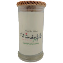Load image into Gallery viewer, Wonderful Scents 21oz  Eucalyptus Spearmint Candle with Cotton Wick
