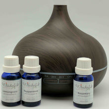 Load image into Gallery viewer, Wonderful_Scents_300ml_Dark_Wood_Essential_Oil_Diffuser_Combo_Gift_Set
